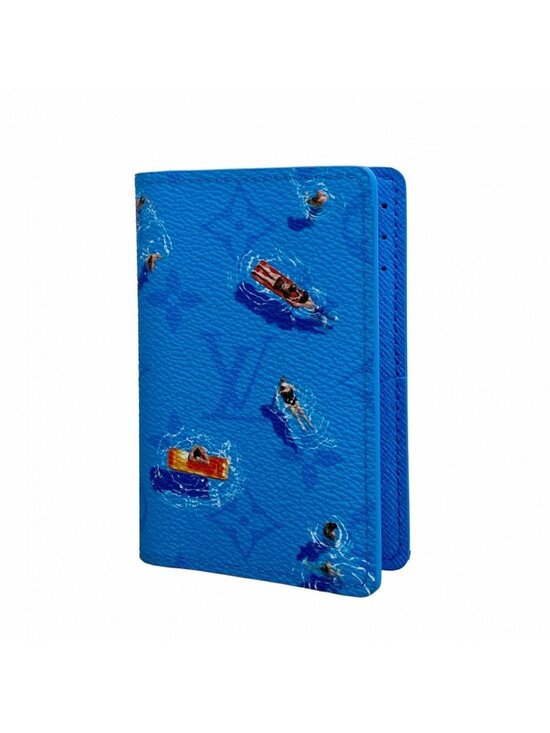 Louis Vuitton Handbags - Louis Vuitton Card Case Monogram Pattern Organizer de Poche Blue Rag